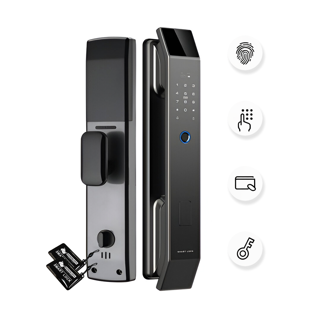 Cerradura Digital + Huella + Tarjeta + Clave Ref. 406F