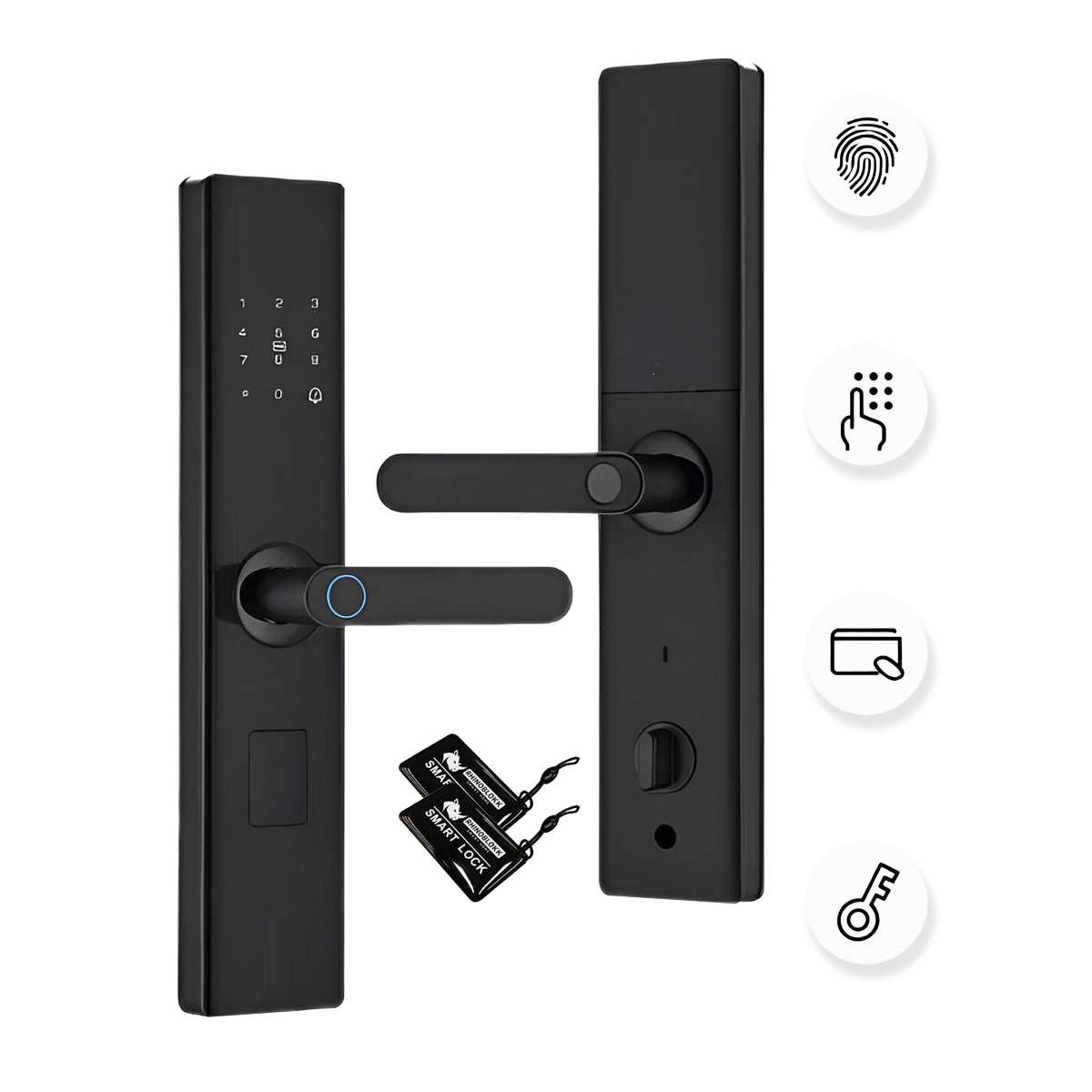 Cerradura Digital + Huella + Tarjeta + Clave Ref. 566F