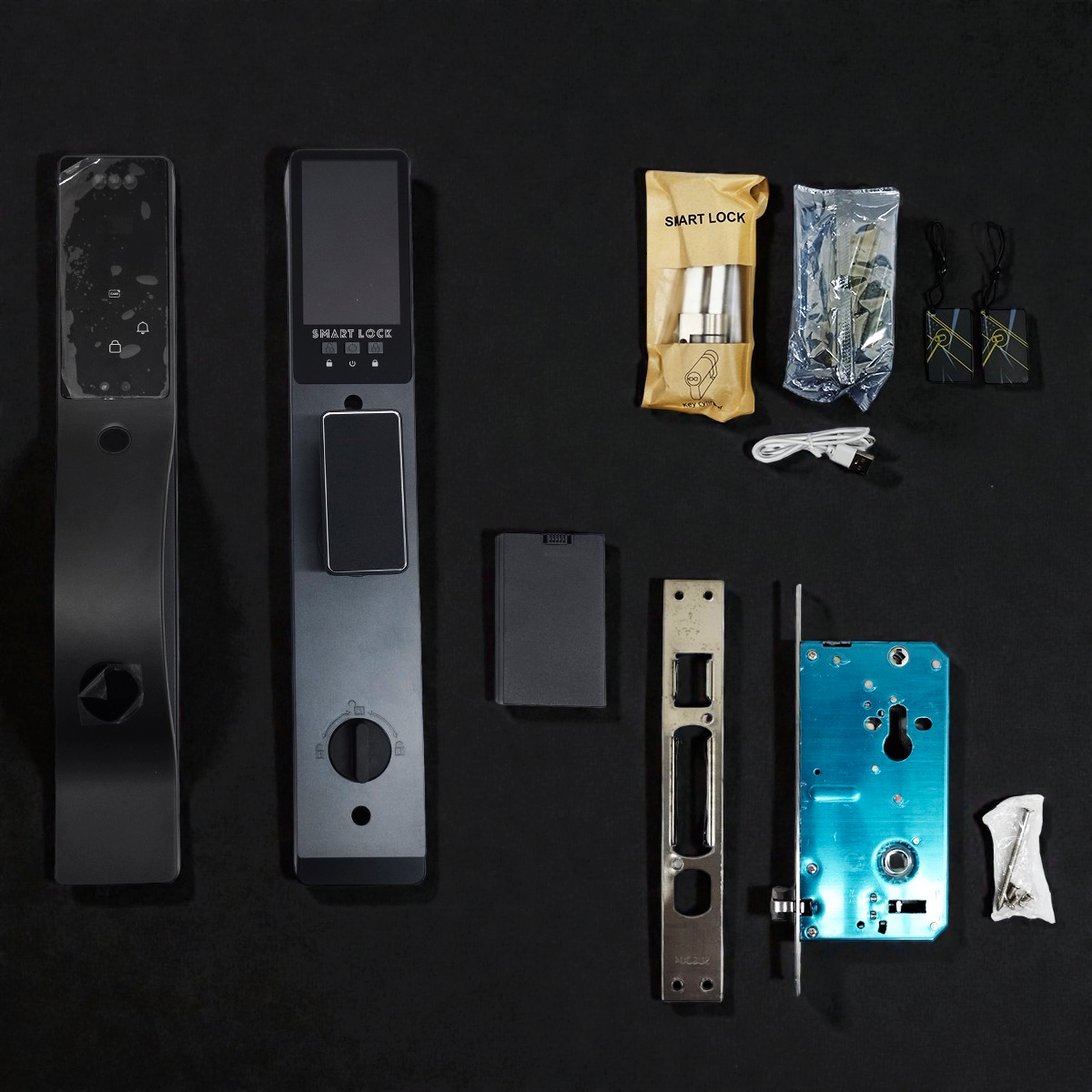 Cerradura Digital Inteligente Cámara + Huella + Clave + App + Wifi Ref. 709TYFA