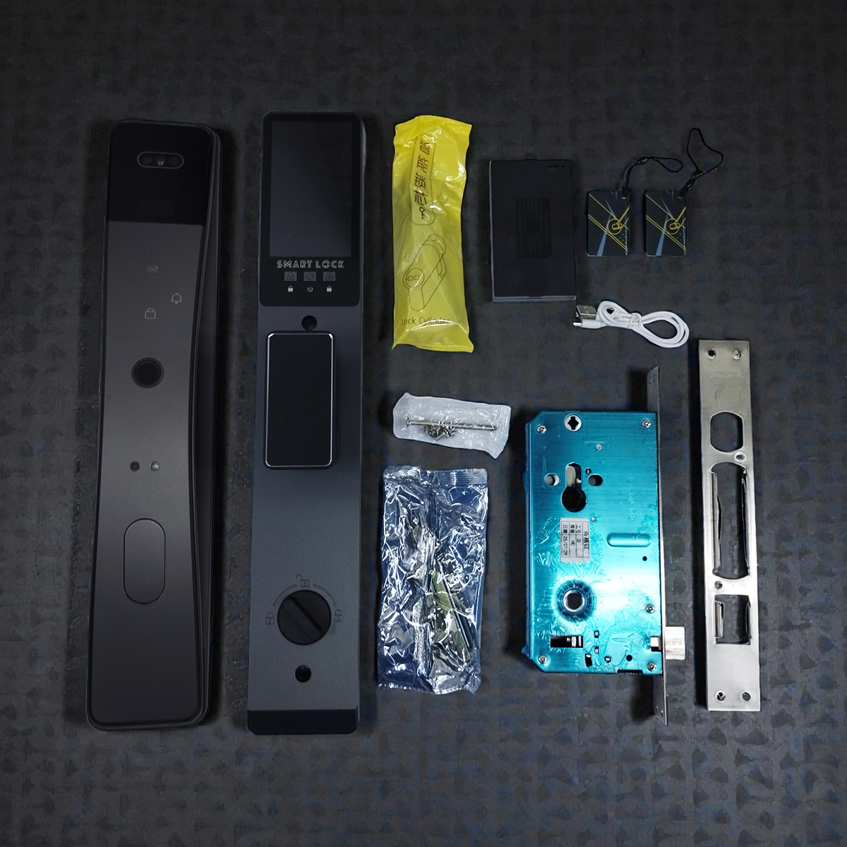 Cerradura Digital Inteligente Cámara + Huella + Clave + App + Wifi Ref. 784TYFA