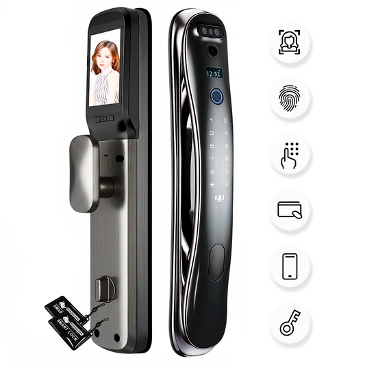 Cerradura Digital Inteligente Cámara + Huella + Clave + App + Wifi Ref. 840TYFA